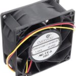 8012167687 CFM-8038BF-2150-662-20, DC Fans dc axial fan, 80 mm square, 38 mm, 24 Vdc, ball, 15000 RPM, 114.28 CFM, TS Hirschmann