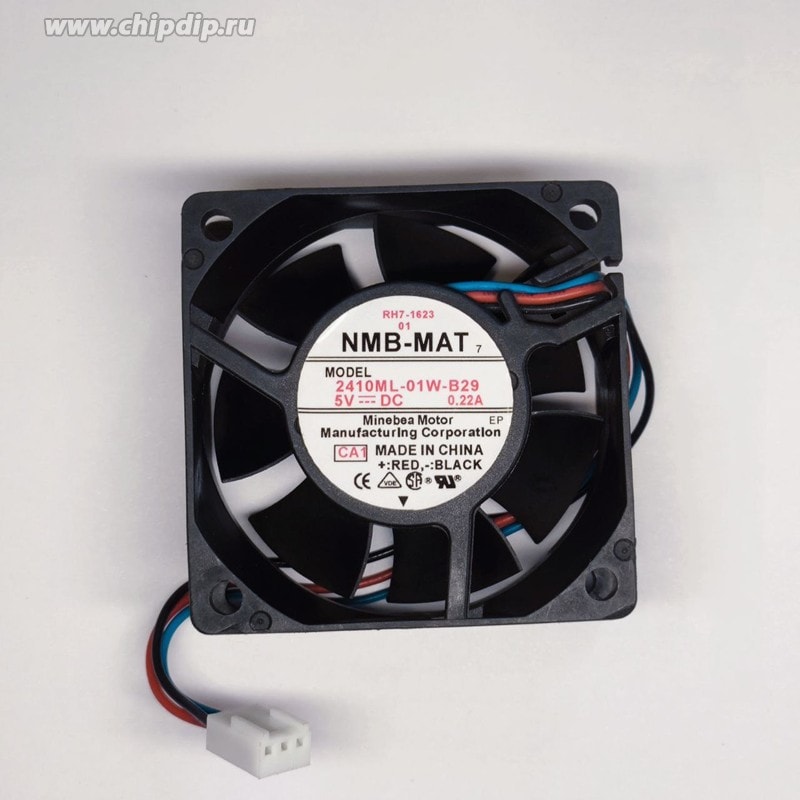 doc053277856 8017873495 Вентилятор NMB-MAT 2410ML-01W-B29 60x25мм 5В 0.22A OEM Hirschmann — изображение 1