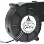 8018728532 BFB04512VHD-R00, Blowers & Centrifugal Fans DC Blower, 45x20mm, 12VDC, Ball Bearing, 3x Lead Wires, Locked Rotor Sensor Hirschmann