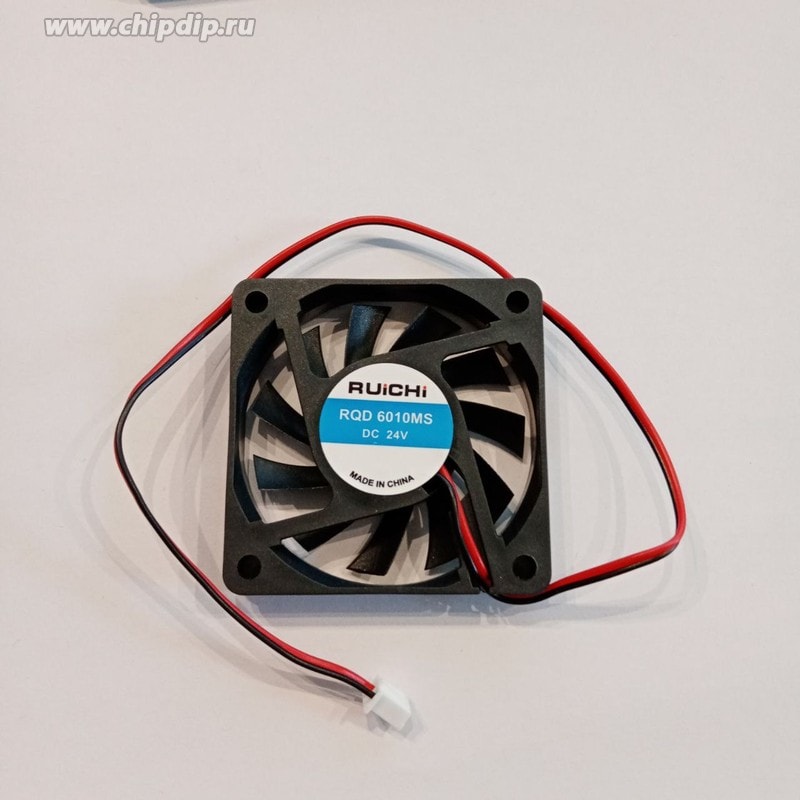 doc053560550 8037589999 Вентилятор RUICHI RQD 6010ms 24V 2.8W 0.4A 60X10mm 2pin Hirschmann — изображение 1