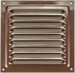 8018299035 Решетка металлическая 120x120 коричневая РМ1212кор Hirschmann