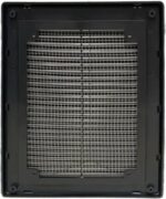 8022156859 Решетка вентиляционная вытяжная 180x250 с рамкой материал- пластик. Серия ВР графит 1825ВР-графит Hirschmann — изображение 4