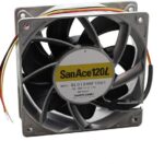 8006055433 9LG1248F1001, FAN AXIAL 120X38MM 48VDC WIRE Hirschmann