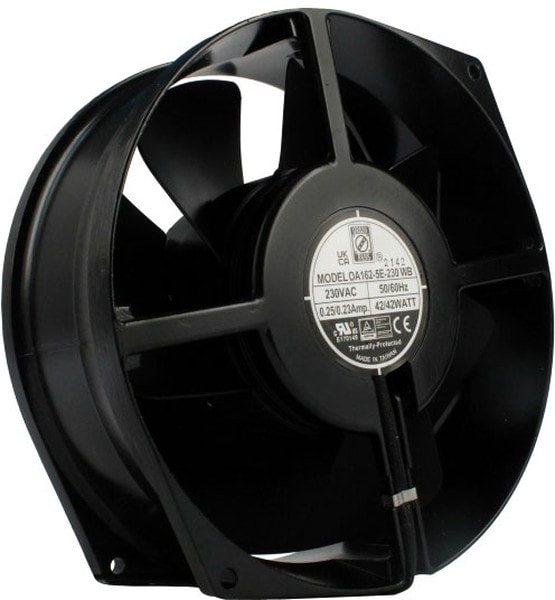 doc053847086 8006172669 OA162-5E-230WB, FAN AXIAL 172X55MM 230VAC WIRE Hirschmann — изображение 1
