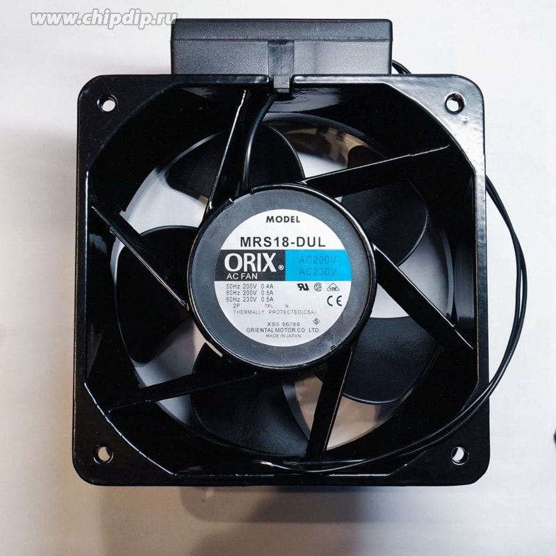 doc053920435 8037778764 Вентилятор ORIX MRS18-DUL 200-230V AC 50/60Hz 0.4/0.5A 180X90 2pin Hirschmann — изображение 1