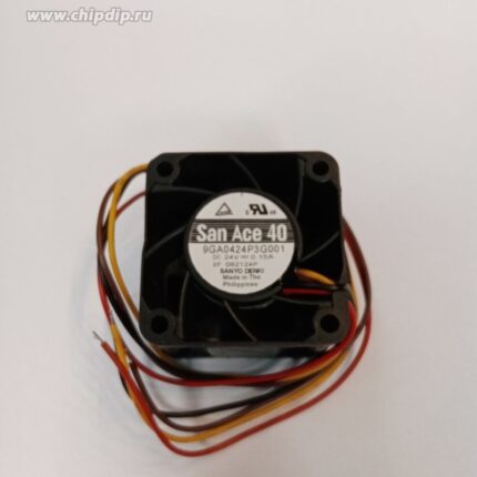 8037779918 Вентилятор Sanyo Denki SanAce40 9GA0424P3G001 24V DC 0.15A 40X28 4pin Hirschmann