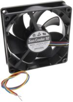 8005532173 9A0924L4D01, DC Fans Axial Fan, 92x92x25mm, 24VDC, 28.3CFM, 960mW, 23dBA, Wire, Lock Rotor Sensor Hirschmann — изображение 2