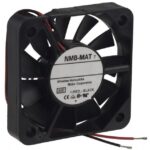 8008312203 2004KL-01W-B50-B00, DC Fans DC Tubeaxial Fan, 50x50x10mm, 5VDC, 10.2CFM, Rib Mount, Lead Wires Hirschmann