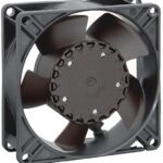 8005818680 3314N/2HH, Fan Tubeaxial 24VDC Square - 92mm L x 92mm H Ball 63.0 CFM (1.76m³/min) 3 Wire Leads Hirschmann