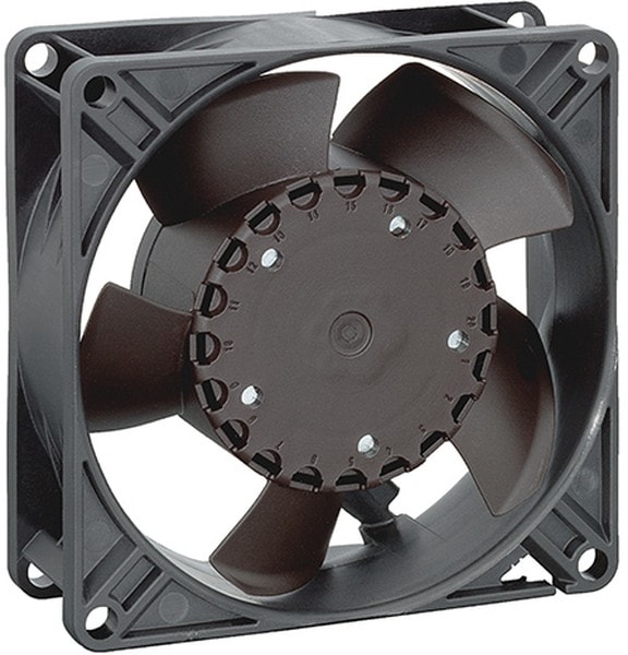 doc053951788 8005818680 3314N/2HH, Fan Tubeaxial 24VDC Square - 92mm L x 92mm H Ball 63.0 CFM (1.76m³/min) 3 Wire Leads Hirschmann — изображение 1
