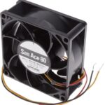 8005888754 9GA0812B2D001, FAN AXIAL 80X32MM 12VDC WIRE Hirschmann