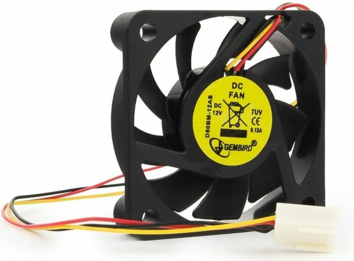 8048462132 Вентилятор Gembird D50BM-12AS, 50x50x10, двойной шарикоподшипник, 3pin, провод 25см Hirschmann — изображение 6