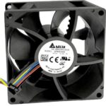 8044672936 Вентилятор Delta Electronics QFR0824HH -P0 24V 0.15A 80x25 4pin () Hirschmann