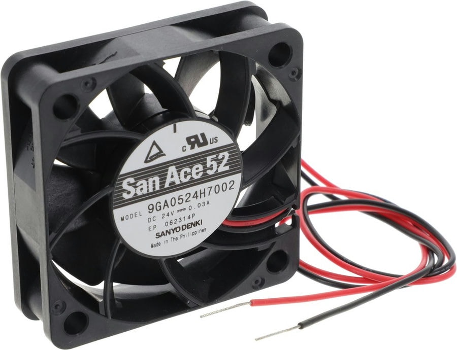 doc054055718 8041709143 9GA0524H7002, DC Fans DC Axial Fan, 52x52x15mm, 24VDC, High Performance, Low Power Hirschmann — изображение 1