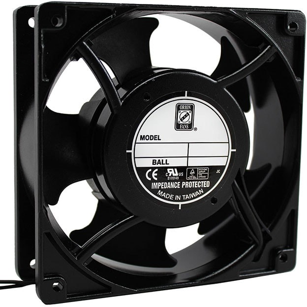doc054059427 8018732254 OA109AP-22-2WB, AC Fans Axial Fan, 120x120x38mm, 230VAC, 70CFM, 11W, 35dBA, 2300RPM, Ball, Lead Wires Hirschmann — изображение 1