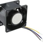 8006420497 THB0648BE, DC Fans Fan, 60x38mm, 48VDC, 68.6CFM, 16.32W, Ball, 4Leads, Lock Rotor Sensor, Tach/PWM Hirschmann