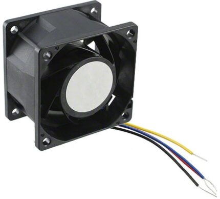 8006420497 THB0648BE, DC Fans Fan, 60x38mm, 48VDC, 68.6CFM, 16.32W, Ball, 4Leads, Lock Rotor Sensor, Tach/PWM Hirschmann