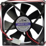 8018475345 вентилятор JF0815B1H 80х80х15 12В с разъемом 2 конт.MOLEX 5239-2(PHU-2) С00034207 Hirschmann