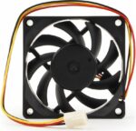 8048462386 Вентилятор Gembird D7015SM-3, 70x70x15, подшипник скольжения, 3pin, провод 25см Hirschmann — изображение 8