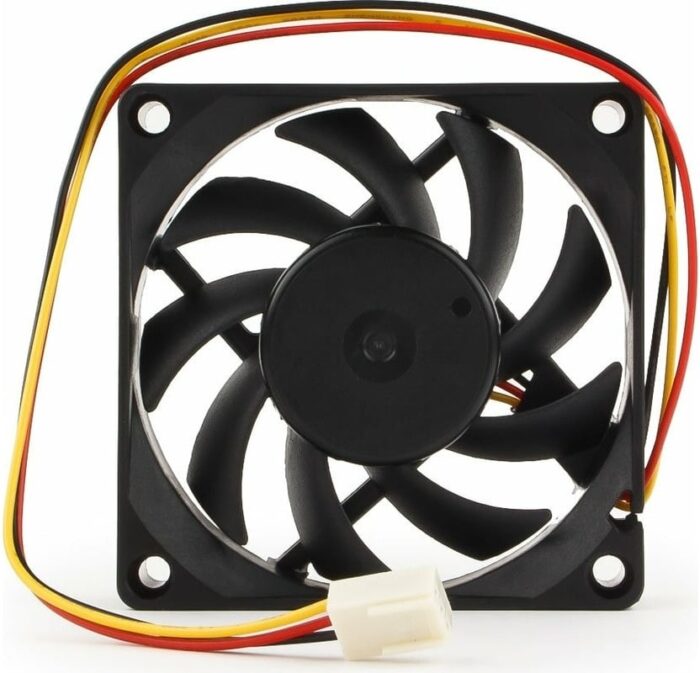 8048462386 Вентилятор Gembird D7015SM-3, 70x70x15, подшипник скольжения, 3pin, провод 25см Hirschmann — изображение 8