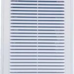 8030467447 Решетка вентиляционная вытяжная 150x200 с рамкой с защитой от обратной тяги 1520ВР-ОК Hirschmann
