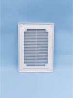 8030467447 Решетка вентиляционная вытяжная 150x200 с рамкой с защитой от обратной тяги 1520ВР-ОК Hirschmann — изображение 3