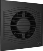 8023410801 SLIM 4C Matt black, Вентилятор накладной SLIM D100 обр.клапан Matt black 90-03098 Hirschmann — изображение 4
