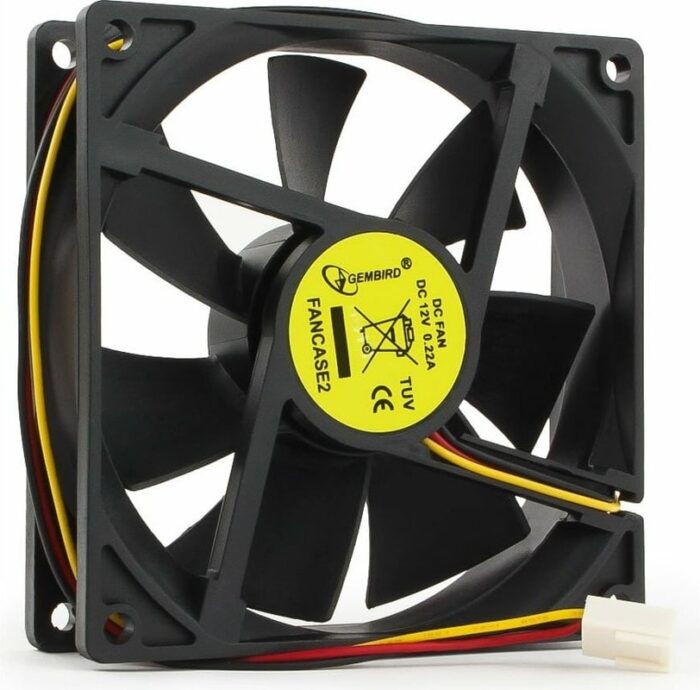 8048462213 Вентилятор Gembird FANCASE2, 92x92x25, подшипник скольжения, 3pin, провод 30см Hirschmann — изображение 7
