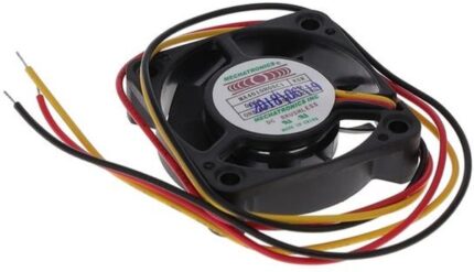 8005748219 MA4010H05C1-RSR-26AWG, Fan Tubeaxial 5VDC Square - 40mm L x 40mm H 1 Ball/1 Sleeve 4.9 CFM (0.137m³/min) 3 Wire Leads Hirschmann