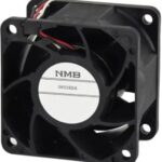 8026900383 06038DA-12S-EWF-D, Fan Tubeaxial 12VDC Square - 60mm L x 60mm H Ball 73.1 CFM (2.05m³/min) 4 Wire Leads Hirschmann