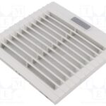 8029312225 I-ALFAATV2000V000, Fan: AC; axial; IP55; 150x150x37mm; RAL 7035 Hirschmann