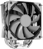 8028126840 Кулер Cooler ID-Cooling SE-214-XT BASIC черный/серебристый 120мм алюминий+медь 1800rpm 27db 4-pin 180W 150мм Hirschmann — изображение 6