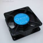 8037969583 FA12038S220HT, (120*120*38 220V), Вентилятор 220В AC, 2600об/мин., 169.9м3/час, 120х120х38мм, подшипник скольжения, тип вывода - терминал Hirschmann