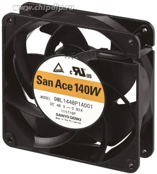 doc054771331 8038430132 Вентилятор Sanyo Denki San Ace 140W 9WL1412H5001 12V DC 1A 140X51 3pin Hirschmann — изображение 1