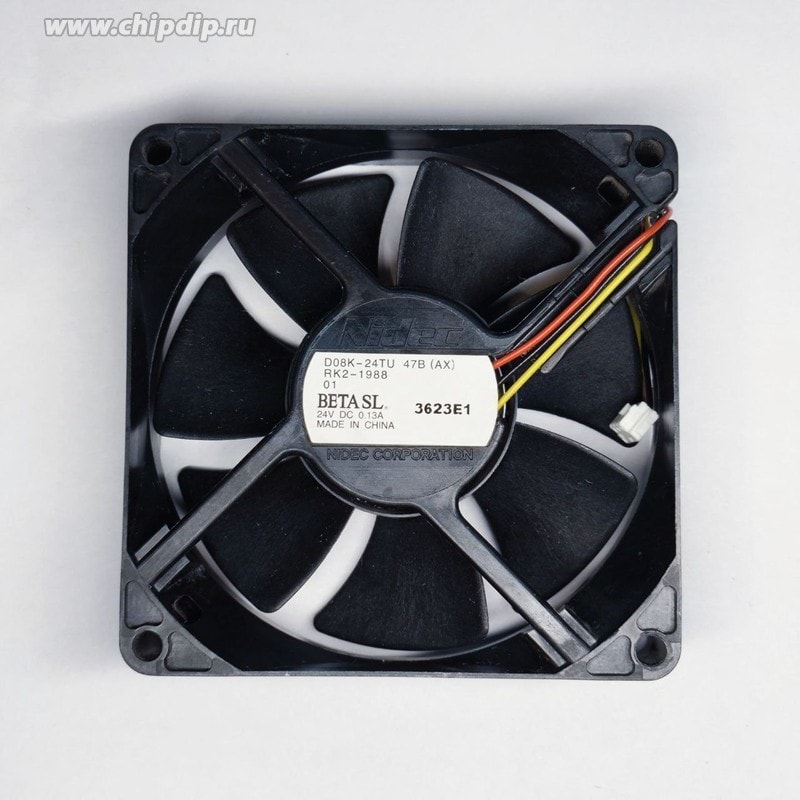 doc054835265 8017873735 Вентилятор Nidec Beta SL D08K-24TU 47B RK2-1988 80x25 HP M600/601 24V 0.13A 3pin () Hirschmann — изображение 1