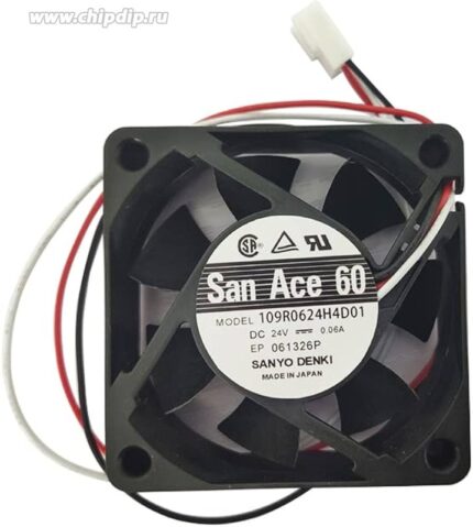 8013282525 Вентилятор Sanyo Denki 109R0624H4D01 60x25мм 24V 0.06A 3pin Hirschmann