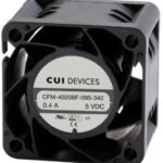 8012171669 CFM-4020BF-275-306, DC Fans dc axial fan, 40 mm square, 20 mm, 24 Vdc, ball, 7500 RPM, 9.38 CFM Hirschmann