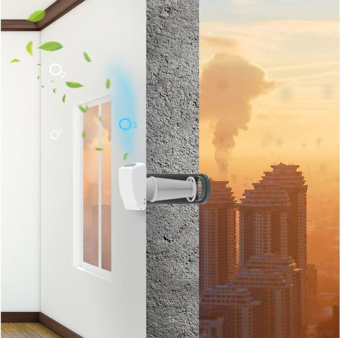 8037997435 Умный приточный клапан KIV SMART Space Gray, серый 21619-1 Hirschmann — изображение 4