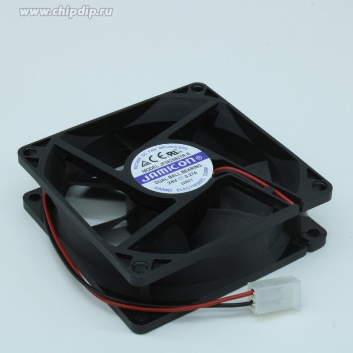 8035599474 Вентилятор Jamicon JF0825B2TR-R 80x25мм 24V 6.48W 0.21A () Hirschmann — изображение 4