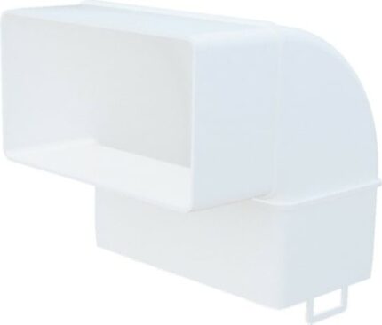 8011062053 В511КВП. Колено вертикальное 90 для прямоугольных воздуховодов 55x110 В511КВП Hirschmann