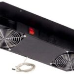 8023321813 TLK-FAN2-BK, Вентиляторный блок NIKOMAX для настенных шкафов серии TWC-R, для напольных шкафов серии TFR-R глубиной 600 мм, 2 вентилятора, б Hirschmann