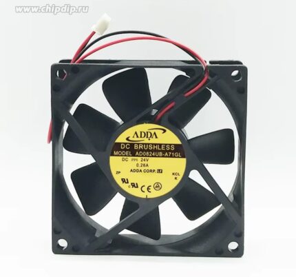 8021935970 Вентилятор Adda AD0824UB-A70GL 24V 0,29A 80x25 2pin Hirschmann