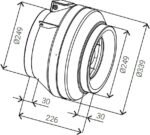 8020118130 Вентилятор круглый канальный IDA-250 IMP.FBP.E25.2E.250 Hirschmann — изображение 8