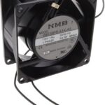 8034009664 08038PB-A1K-AA-00, Fan Tubeaxial 115VAC Square - 80mm L x 80mm H Ball 24.0 CFM (0.672m³/min) 2 Terminals Hirschmann