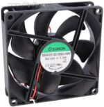 8008654013 EE92251B1-000U-A99, Fan Tubeaxial 12VDC Square - 92mm L x 92mm H Ball 51.5 CFM (1.44m³/min) 2 Wire Leads Hirschmann — изображение 2