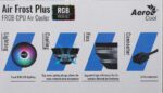 8013744457 Устройство охлаждения(кулер) Aerocool Air Frost Plus, 3-pin, RGB, 120мм, черный, retail [air frost plus frgb 3p] Hirschmann — изображение 5