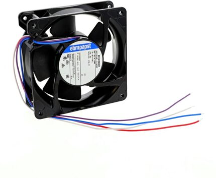 8034014479 4114N/2H8P00377, Fan Tubeaxial 24VDC Square - 119mm L x 119mm H Ball 335.7 CFM (9.40m³/min) 2 Wire Leads Hirschmann