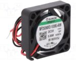 8034035552 MF25060V2-1000U-A99, Fan Tubeaxial 5VDC Square - 25mm L x 25mm H Vapo-Bearing™ 2.2 CFM (0.061m³/min) 2 Wire Leads Hirschmann