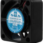 8034018729 OD2510-24HB, Fan Tubeaxial 24VDC Square - 25mm L x 25mm H Ball 2.7 CFM (0.076m³/min) 2 Wire Leads Hirschmann