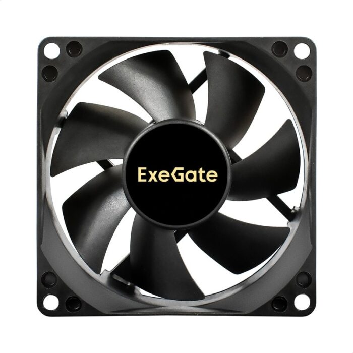 8038575172 EX297043RUS, Вентилятор 12В DC ExeGate ExtraSilent ES08025S3P (80x80x25 мм, Sleeve bearing (подшипник скольжения), 3pin, 1900RPM, 20dBA) Hirschmann — изображение 3